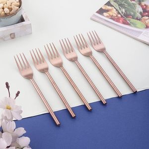 Wholesale Customized Metal 6-piece <b>Fork</b> For Wedding Restaurant Hotel in Low Price - Product Image 4