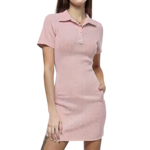 OEM ODM personalizable elegante Midi Streetwear Vestidos para mujeres moda sostenible ropa sólido lavable Material Vietnam - Product Image 4