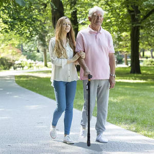 Canne de soutien en aluminium légère et réglable pour l'aide à la marche et la mobilité - Product Image 3