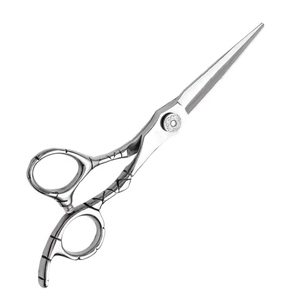 Ciseaux de salon de coiffure en gros polonais allemand en acier ciseaux de coiffeur avec doigt vis réglable - Product Image 2