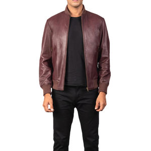 Veste en cuir chaude d'hiver respirante pour hommes Vêtements décontractés Veste en cuir pour hommes à prix raisonnable Veste pour hommes - Product Image 1
