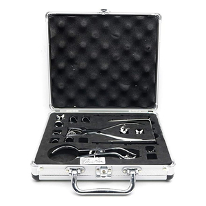 ชุดเขื่อนยางสำหรับทันตกรรมเกรดอุตสาหกรรมพร้อมกรอบที่หนีบหมัดเคสหนังแบบปรับแต่งได้ตามต้องการ - Product Image 6