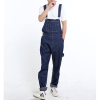 Nouveautés 2023 – Salopette en jean droite pour homme, taille haute, tricotée, 100 % coton, déchirée, couleur personnalisable