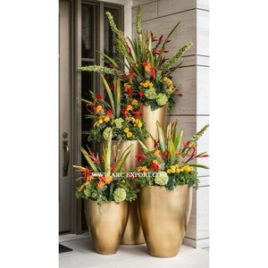 Jardinière et pot de fleurs d'intérieur fabriqués à la main de dernière génération standard Nouveau jardinière et pots de fleurs fantaisie ronds faits à la main et élégants - Product Image 6