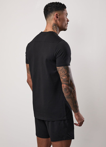 Alta calidad 80% Algodón 20% poliéster Twin Set camiseta y pantalones cortos logotipo personalizado Active Wear Twin Set para hombres - Product Image 3