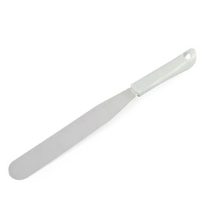Fournitures d'art professionnelles en acier inoxydable spatule couteau à Palette rond bois peinture à la main dessin Gouache Palette grattoir - Product Image 5