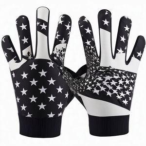 Gants de football américain quantité minimale de commande bas nouveau style de gants de football américain personnalisés Vente en gros - Product Image 1