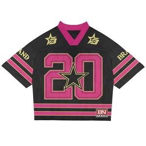 เสื้อฟุตบอล/ฟุตบอลสำหรับทุกเพศเสื้อคอวี100% ตาข่ายโพลีเอสเตอร์คุณภาพสูง240ก. สั่งผลิตได้ตามต้องการ - Product Image 3