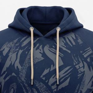 Ensemble de survêtement de sport pour homme OEM, sweat à capuche à manches longues, jogging, ensemble de course, tissu technique respirant, deux pièces - Product Image 4