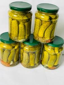 100% concombre mariné frais naturel dans un pot en verre de 720 ml prix bon marché de haute qualité - Product Image 5