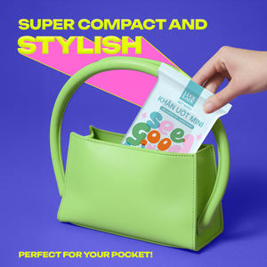 Paquete de 6 (Goi Trong) Toallitas Femeninas de Alta Calidad Sin Fragancia, Nuevas y de Moda, en Mini Bolsas para el Cuidado de la Piel - Product Image 5