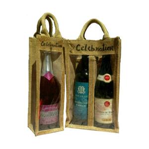 Sac à vin en PVC et PP durable et écologique Sac fourre-tout lavable pour les achats de vin ou de shopping - Product Image 6