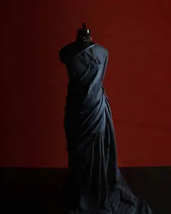 Aksesoris mode baru Saree sutra H S mewah dengan blok tangan dicetak untuk penggunaan ulang tahun gaun sutra Saree dari India