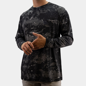 Fishing Wear Sportswear Unisex <b>Long</b> <b>Sleeve</b> Fishing Shirt <b>Men</b> Spandex/Polyester UPF 50 Printed <b>Gym</b> Fitness Casual Summer Shirts - Product Image 1