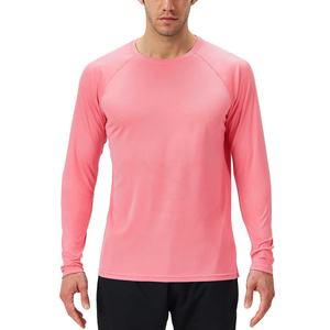 เสื้อกีฬาป้องกันรังสียูวีแขนยาวระบายอากาศได้ดีสำหรับผู้ชายเสื้อกีฬาแห้งเร็วแบบปรับแต่งโลโก้ได้ตามต้องการ - Product Image 6