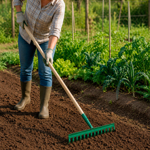 Rastrello da Giardino 14 Denti con Manico in Legno 130 Cm. - Product Image 5