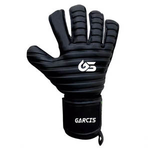 Guantes de portero de fútbol de cuero de calidad profesional 2025, logotipo personalizado en relieve de látex alemán, nuevos diseños personalizables - Product Image 2