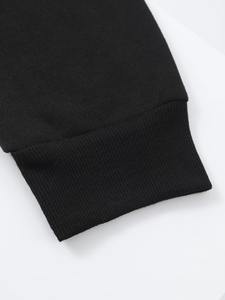 Sudadera con capucha personalizada para hombre 100% algodón polar logotipo bordado térmico Ajuste de gran tamaño Otoño Invierno ropa de calle de alta calidad Sudadera con capucha - Product Image 4