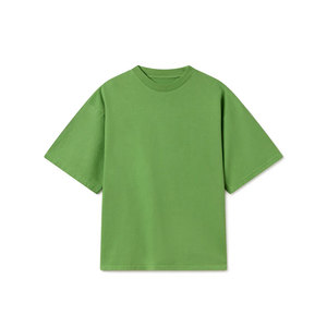 Vente en gros T-shirt décontracté surdimensionné personnalisé 300GSM T-shirt homme lavé 100% coton respirant - Product Image 1