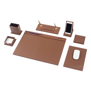 Bộ Bàn Da 9 Món Đồ Dùng Văn Phòng Dụng Cụ Sắp Xếp Văn Phòng Phụ Kiện Văn Phòng Bộ Văn Phòng Phẩm Phụ Kiện Để Bàn Trang Trí Văn Phòng - Product Image 3