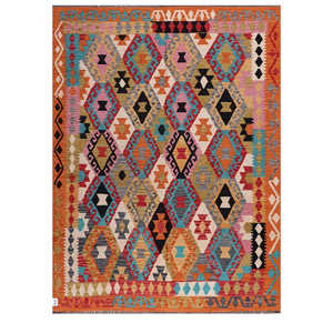 พรมกิลิม ไมมาณา อัฟกานิสถาน ขนาด 241 x 182 ซม. ชุดพรมปูพื้น - Product Image 1