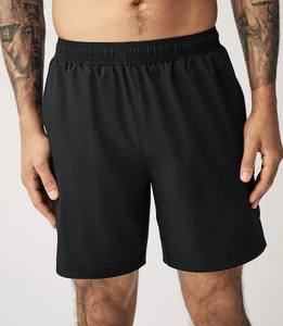 Top qualité été nouveau Design Shorts Style confort respirant ceinture élastique poches latérales Gym activités de plein air couleur noire - Product Image 4