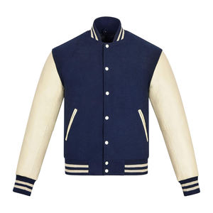 Chaqueta personalizada para hombre hecha en Pakistán con letras, nuevo estilo, transpirable, de talla grande, chaqueta universitaria de béisbol para hombre - Product Image 1