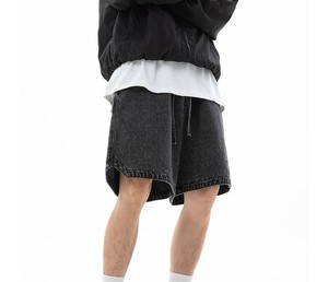 Pantalones Cortos Vaqueros de Mezclilla para Hombre, Estilo Urbano, Logotipo Personalizado, Verano, Venta Caliente, Servicio OEM, Lavado Vintage, Longitud Media - Product Image 2