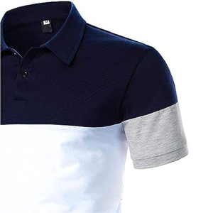 2025 hombres personalizados para Polos de alta calidad en blanco camisas lisas de gran tamaño tela de punto con patrón sólido - Product Image 4
