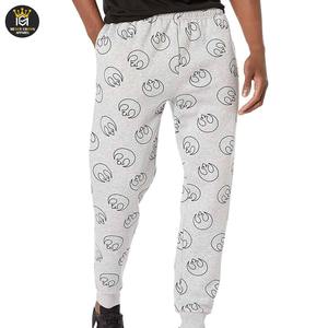 กางเกงขายาวสำหรับผู้ชายกางเกงผ้าคอตตอนผ้าโพลีเอสเตอร์ทรงสลิมฟิตกางเกงขายาวพิมพ์ลายออกแบบได้ตามต้องการ - Product Image 4