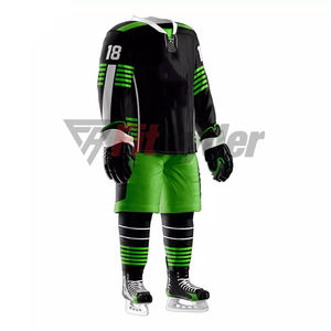 Qualité professionnelle Fabricant de mode Nouveau meilleur style Uniforme de hockey sur glace Séchage rapide Respirant Meilleur design Uniforme de hockey sur glace - Product Image 2