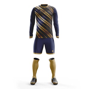 Uniforme de fútbol personalizado, Jersey de manga completa, fabricante y exportador de uniformes de equipo y ropa deportiva de etiqueta privada - Product Image 4