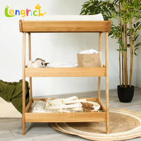 Table à langer moderne en bois très vendue, station de soins amovible pour la chambre à coucher