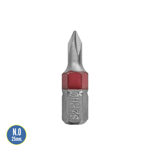 Destorpuntas Phillips N. 0 (2 Pezzi) Acciaio S2 al Cromo Vanadio - Product Image 2