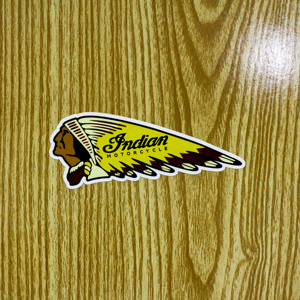 Autocollant mural décoratif de décalcomanie de fenêtre de moto indien imperméable UV personnalisé pour les fenêtres extérieures de voiture - Product Image 3