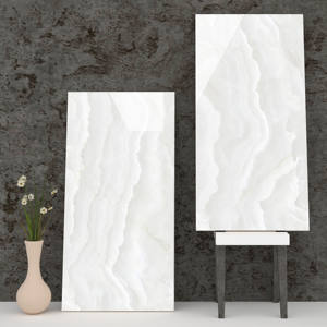 Azulejos de porcelana vitrificada con diseños personalizados de colores brillantes 600X1200mm Fabricación EN LA India para salir de la habitación. - Product Image 1