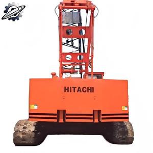 Grue sur chenilles hydraulique HitachiKH180 d'occasion, 50 tonnes, flèche en treillis de 58 m, marque japonaise d'origine, faible nombre d'heures, certifiée CE - Product Image 1