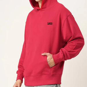 Sudaderas con capucha negras con cordón para hombre, transpirables, de algodón y poliéster, transpirables, de ajuste regular básico, mezcla de algodón, ropa informal de manga larga - Product Image 3