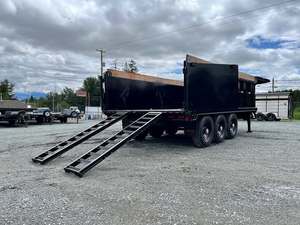 Ready to Use 2024 Farm LP106 Full Dump Trailer Steel Is Equipped with a 5-ton Scissor Lift 7,000 Lb 10,000 Lb GVWR Agricultural - Product Image 2