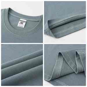 Venta al por mayor hombres Unisex verano Casual algodón camisetas logotipo personalizado impresión ODM liso gráfico Tee suministro de fábrica a granel patrón sólido - Product Image 5