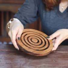 Jeu de labyrinthe en bois écologique fait à la main de haute qualité Logo personnalisé pour toutes les saisons Sports promotionnels d'hiver d'été pour enfants - Product Image 2