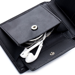 Nouveauté Portefeuille intelligent multifonctionnel Nouveau design Luxe Haute qualité Portefeuille en cuir véritable pour homme Service OEM Élégant - Product Image 3