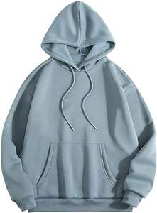 เสื้อฮู้ดแบบสวมหัวสำหรับผู้ชายเสื้อสเวตเตอร์ผ้าฟลีซระบายอากาศได้ดีมีขนาดเลือกสีสำหรับฤดูใบไม้ร่วง - Product Image 3