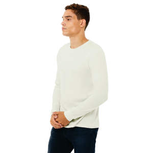 Airlume – T-Shirt manches longues en Jersey de coton peigné et anneau, 32 simple 100% oz Citron classique, col ras du cou, unisexe, 4.2 - Product Image 2