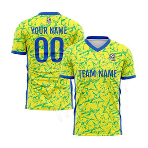 Maillot de football en polyester 100% sublimé, dernier design, couleur et logo personnalisés, séchage rapide, respirant, unisexe, adulte, France - Product Image 3
