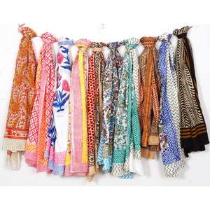 Vente en gros et fabrication de sarongs 100% coton doux, lot de sarongs, magnifiques imprimés à la main, design unique, imprimé pareo - Product Image 6