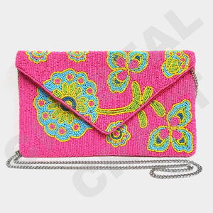 Bolso de mano de fiesta con cuentas personalizado verde floral bolso de noche bolsos de hombro de diseñador para mujer monederos y bolsos de lujo fiestas - Product Image 4