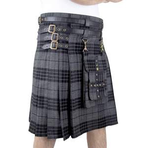 Kilts écossais traditionnels des Highlands unisexes de qualité supérieure 100% respirants personnalisables avec motifs écossais et logo personnalisé - Product Image 1
