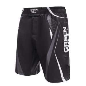 GREEN HILL 2023 Shorts de MMA Negros de Diseño Personalizado, Ropa Deportiva Lavada para Muay Thai y Artes Marciales - Product Image 1