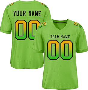 Venta al por mayor de camisetas de fútbol americano para hombres de talla grande bordado personalizado sublimación poliéster duradero transpirable impreso para equipos - Product Image 5